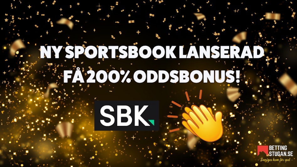 SBK Sportsbook Oddsbonus - Bettingstugan Nyhet