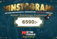 Stenbergs vinst på Bomben