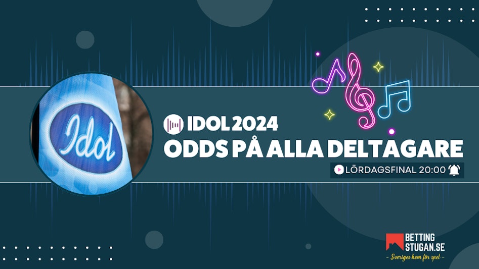Bettingstugan Idol 2024 Odds vem vinner och vem aker ut