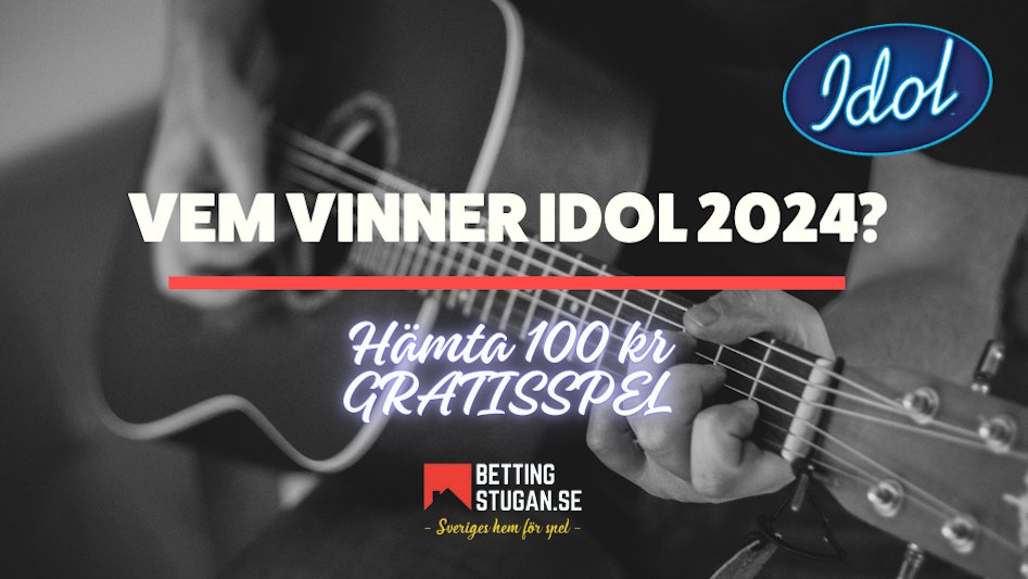 Bettingstugan kampanj Idol 2024 100 kr gratisspel