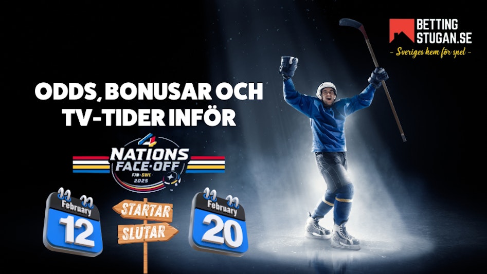 Odds TV-tider spelschema 4 Nations - Bettingstugan guide