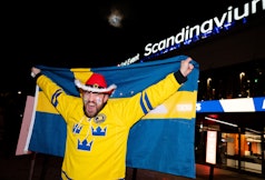 Glada minar bland svenska fans