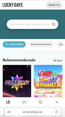 Lucky days mobil spel