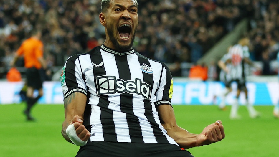 Newcastle United mot Man U pa Old Trafford