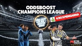 Oddsboost Champions League Bettingstugan Club Brugge Juventus