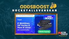 Oddsboost Hockey Allsvenskan Bettingstugan