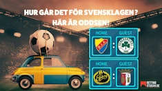 Oddsfokus pa Sverige lag i Europa Bettingstugan