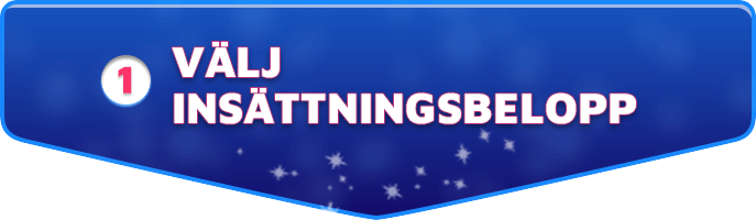 Välj insättningsbelopp