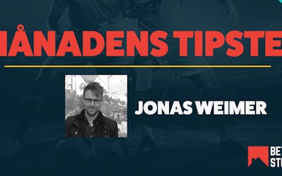 Bettingstugan manadens tipster Jonas Weimer