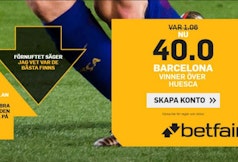 Ex på oddsboost hos Betfair